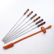 A set of skewers 670*12*3 mm in a leather quiver в Курске