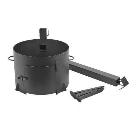 Stove with a diameter of 440 mm with a pipe for a cauldron of 18-22 liters в Курске