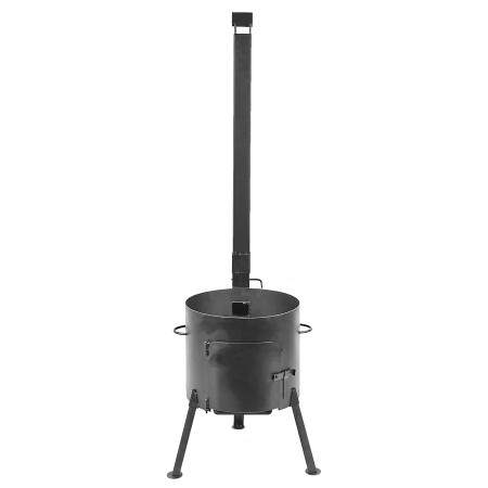 Stove with a diameter of 340 mm with a pipe for a cauldron of 8-10 liters в Курске