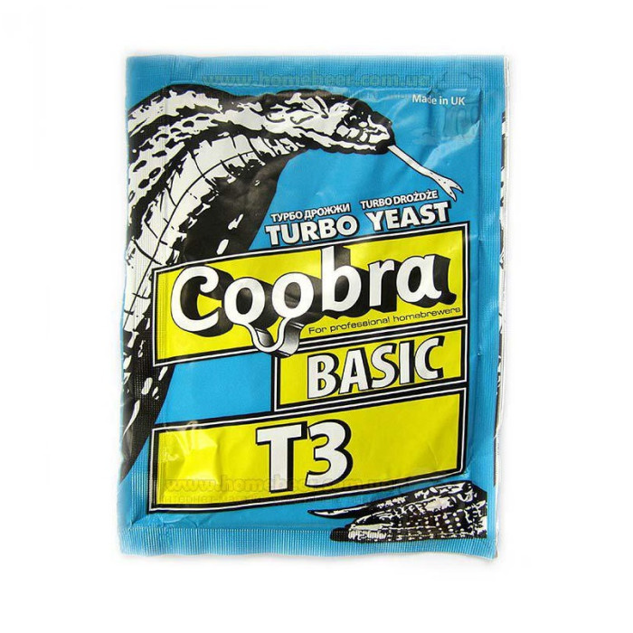 Турбодрожжи спиртовые "COOBRA" BASIC T3 (90 гр) в Курске