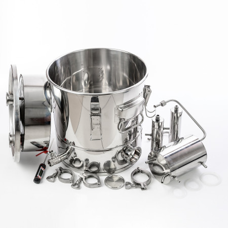 Double distillation apparatus 30/350/t with CLAMP 1,5 inches for heating element в Курске