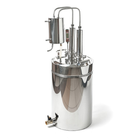 Cheap moonshine still kits "Gorilych" double distillation 20/35/t (with tap) CLAMP 1,5 inches в Курске