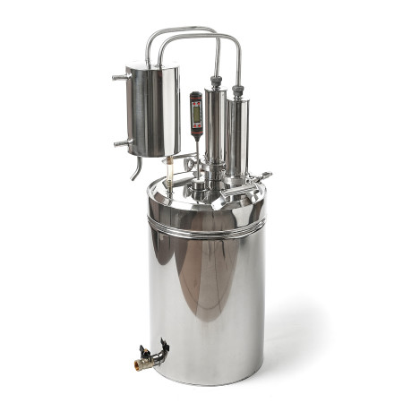 Cheap moonshine still kits "Gorilych" double distillation 10/35/t with CLAMP 1,5" and tap в Курске