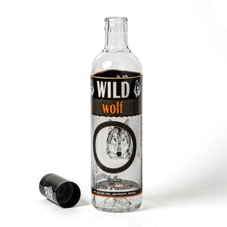 Souvenir bottle "Wolf" 0.5 liter в Курске
