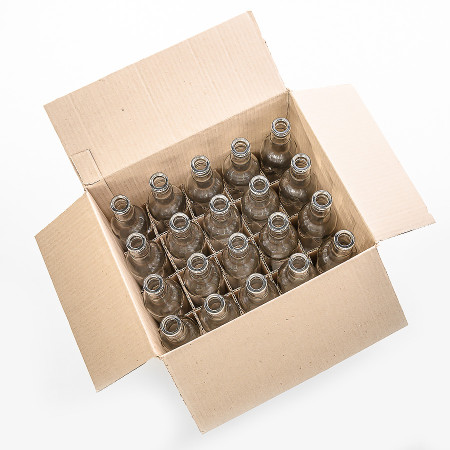 20 bottles of "Guala" 0.5 l without caps in a box в Курске